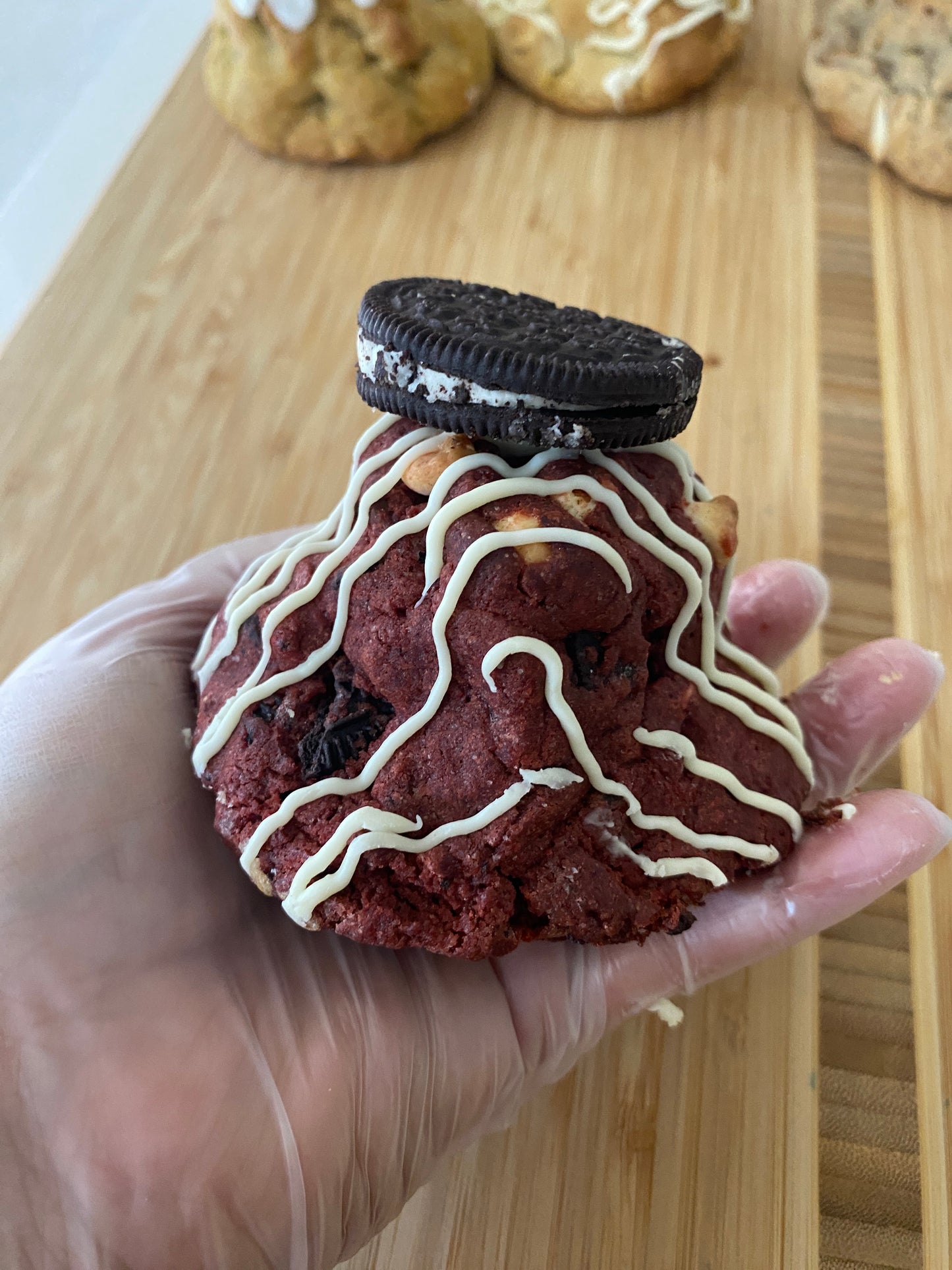 Red velvet cookie